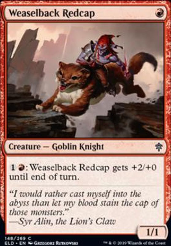 Weaselback Redcap