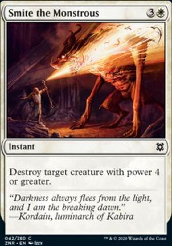 Smite the Monstrous (foil)