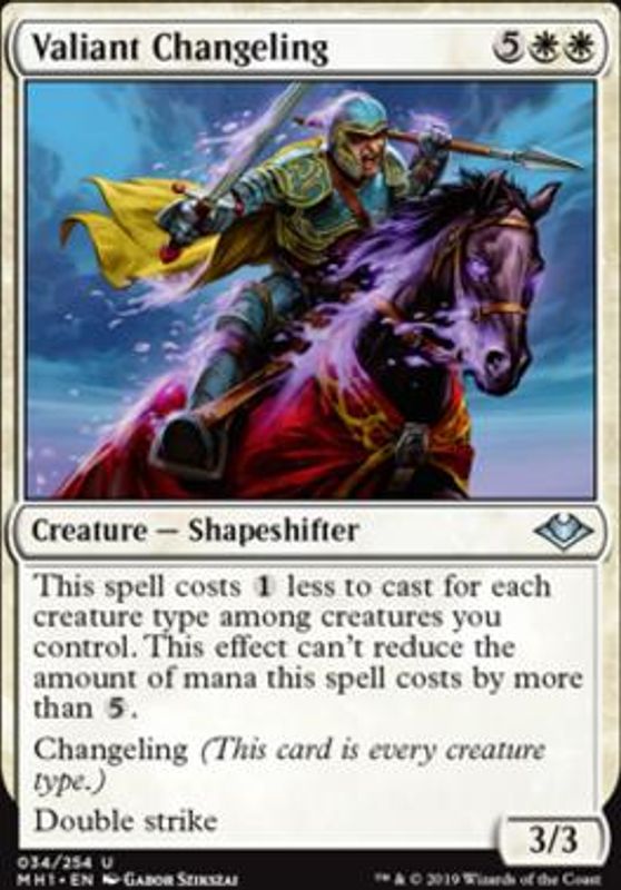 Valiant Changeling (foil)