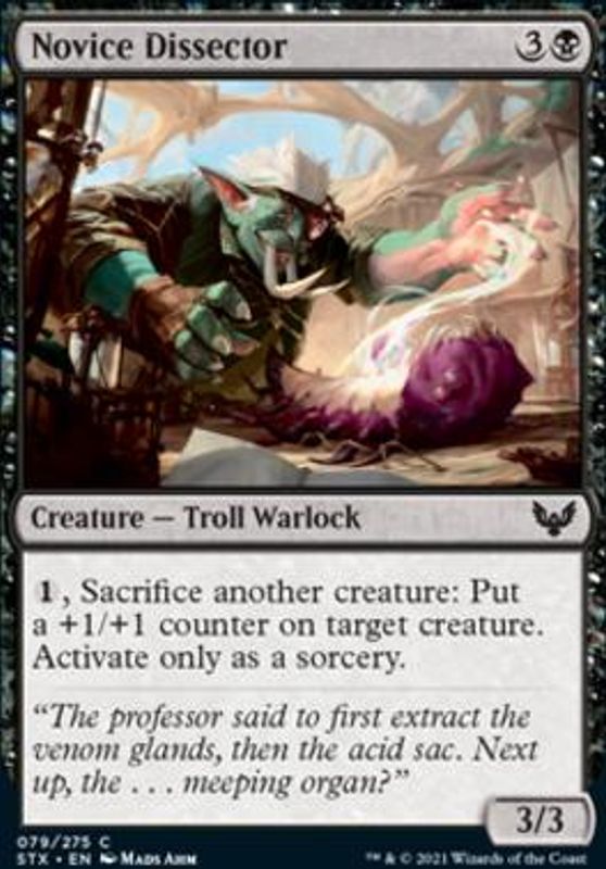 Novice Dissector (foil)