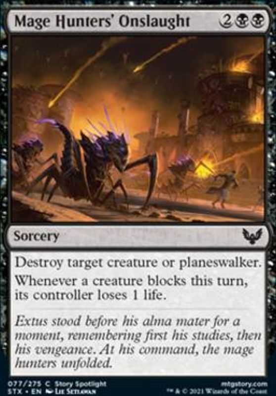 Mage Hunters' Onslaught (foil)