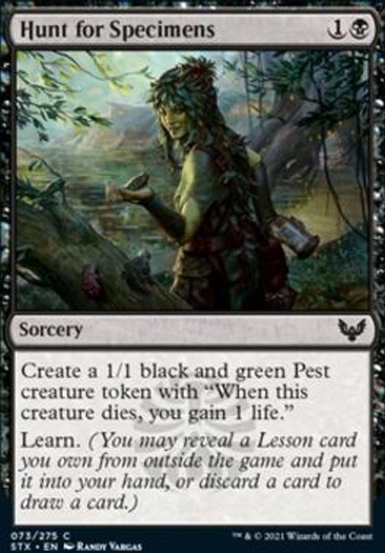 Hunt for Specimens (foil)