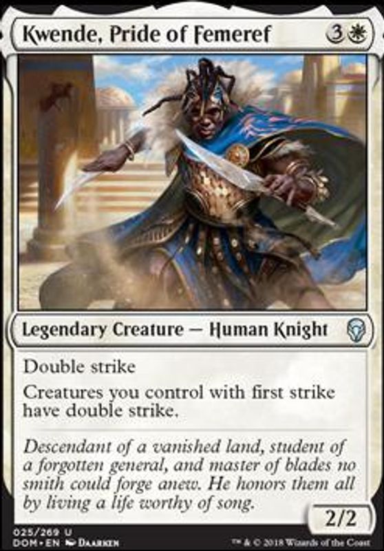 Kwende, Pride of Femeref