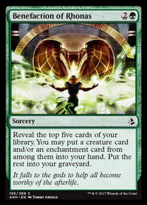 Benefaction of Rhonas