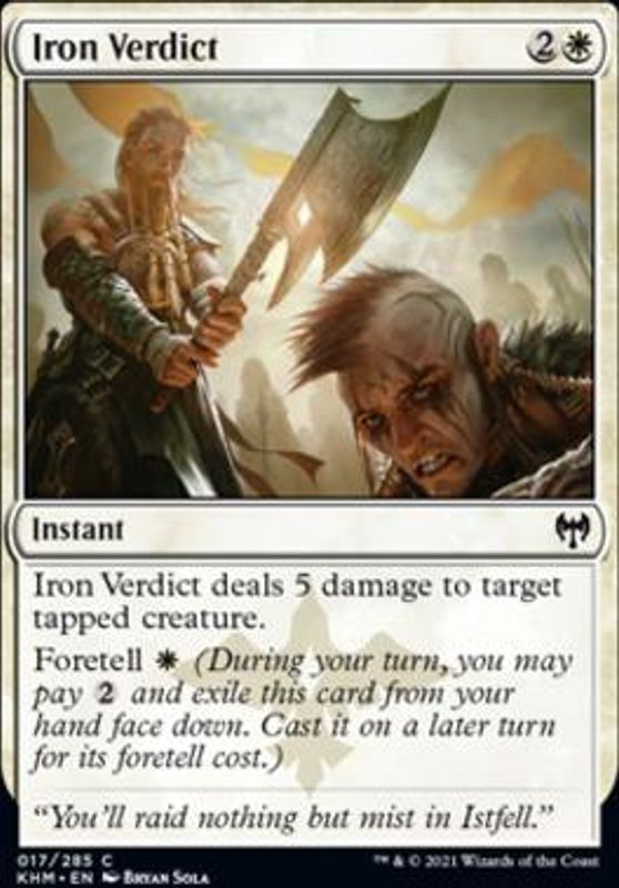 Iron Verdict (foil)