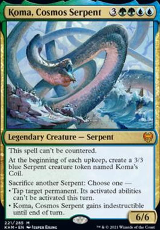 Koma, Cosmos Serpent (foil)