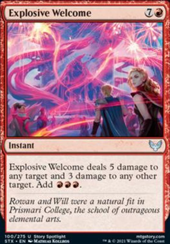 Explosive Welcome (foil)