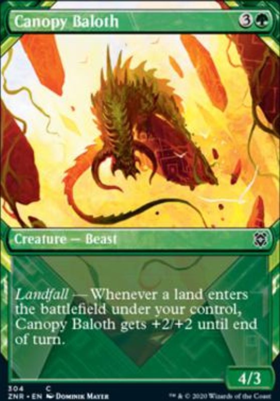 Canopy Baloth (Showcase) (foil)