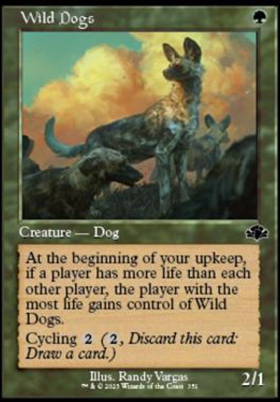 Wild Dogs (Retro Frame)