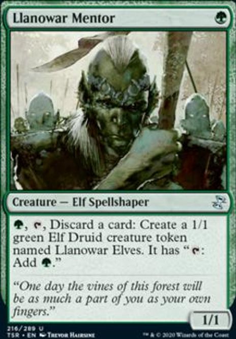 Hovedbilde Llanowar Mentor (foil)
