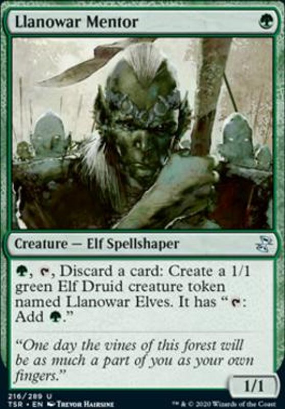 Llanowar Mentor (foil)