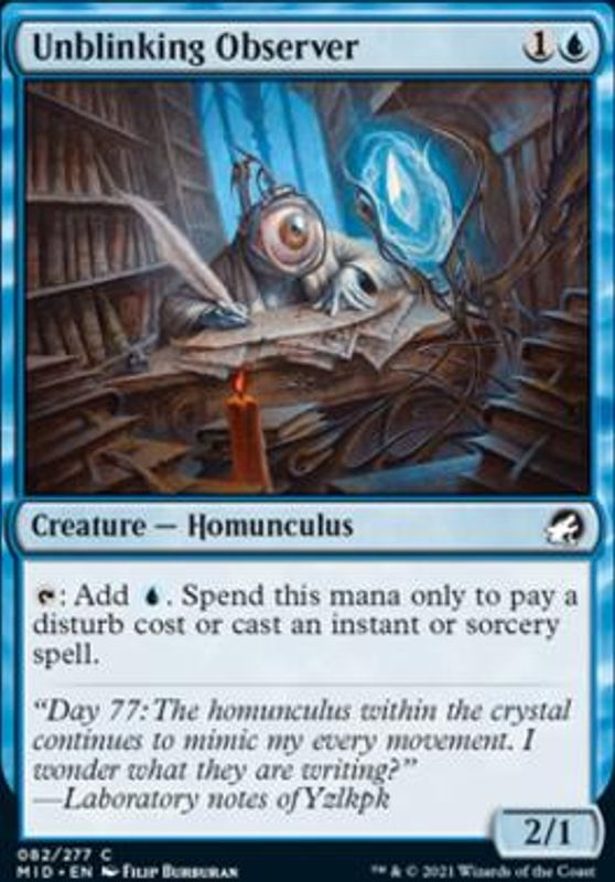 Unblinking Observer (foil)