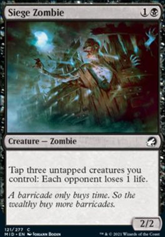 Siege Zombie (foil)
