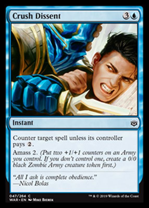 Crush Dissent (foil)