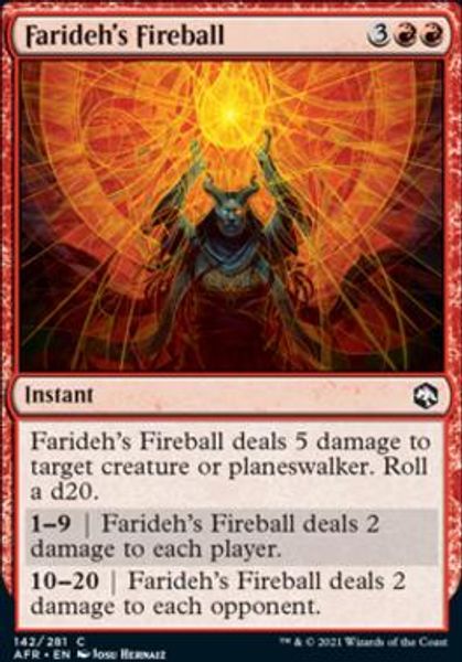 Hovedbilde Farideh's Fireball (foil)