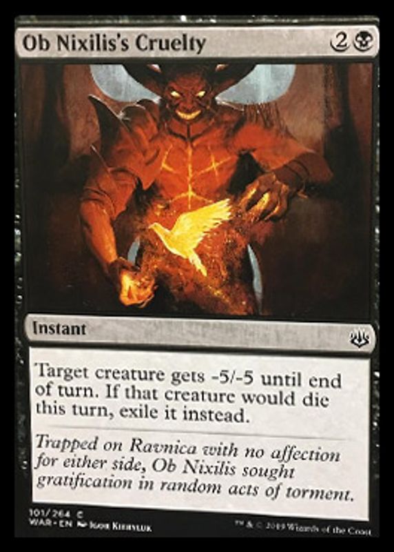 Ob-Nixilis's Cruelty