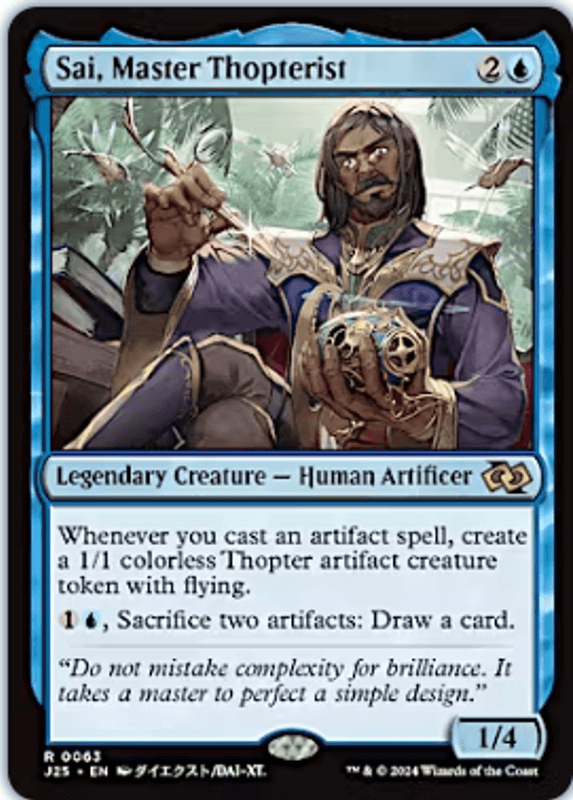 Sai, Master Thopterist