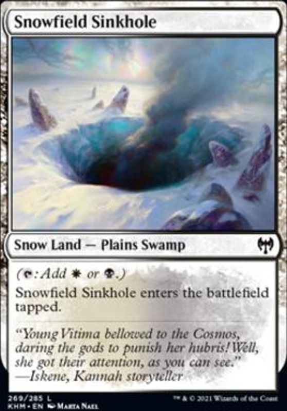 Snowfield Sinkhole (foil)