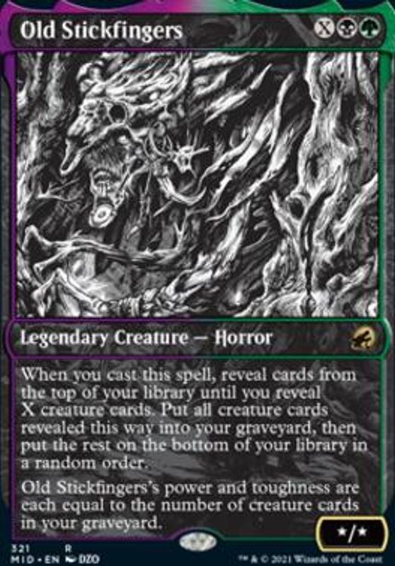 Old Stickfingers (Showcase) (foil)