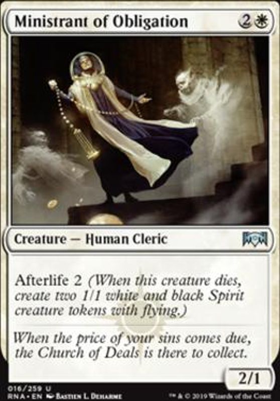 Ministrant of Obligation