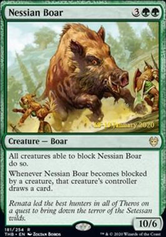 Nessian Boar (Prerelease Foil)