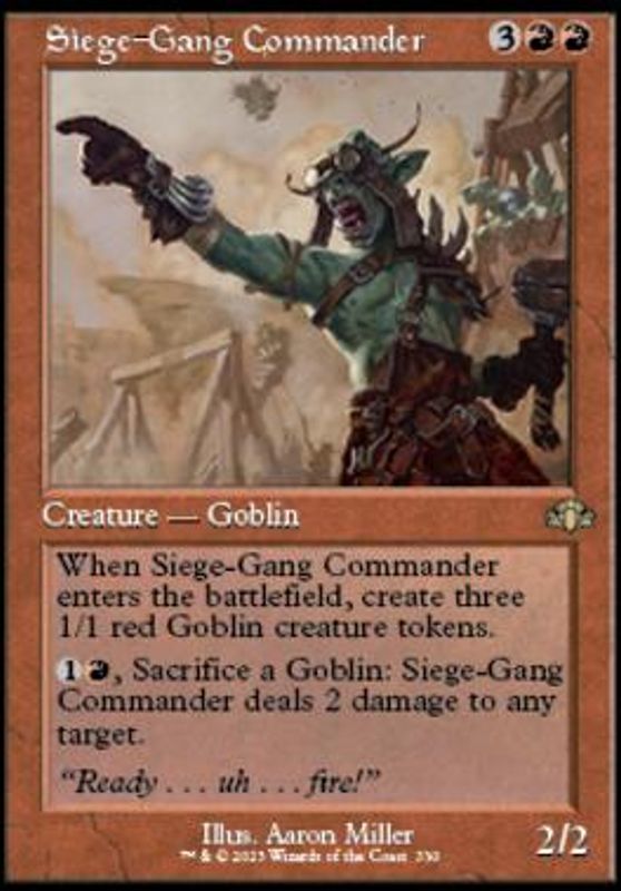 Siege-Gang Commander (Retro Frame)