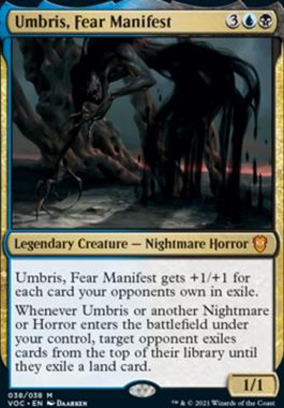 Umbris, Fear Manifest