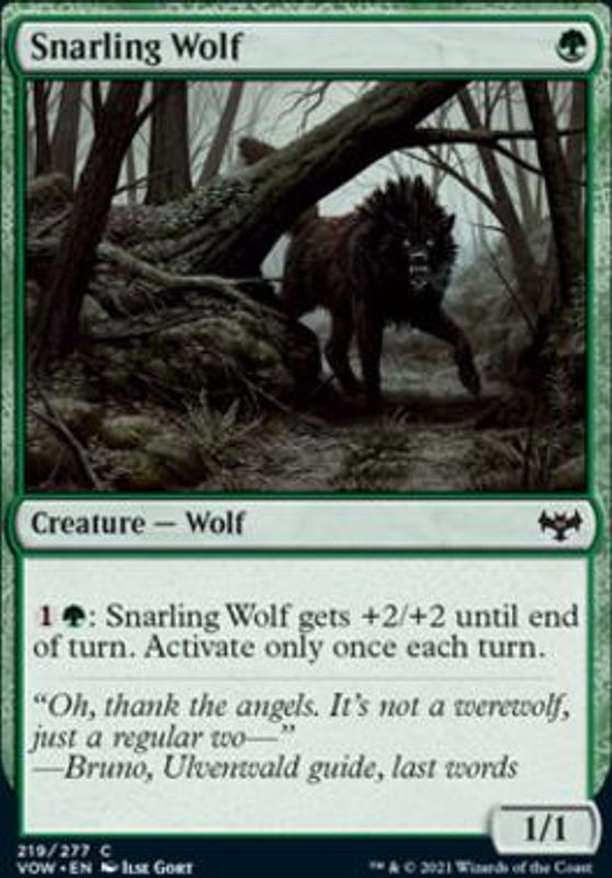 Snarling Wolf