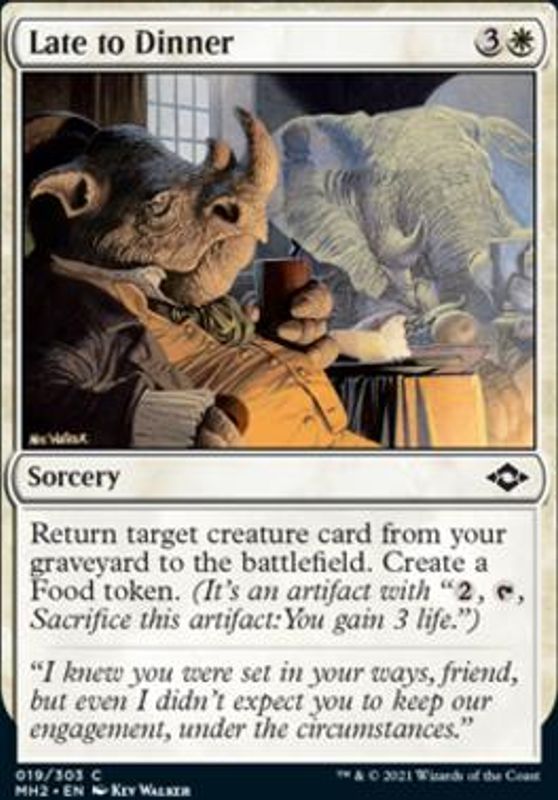 Late to Dinner (foil)