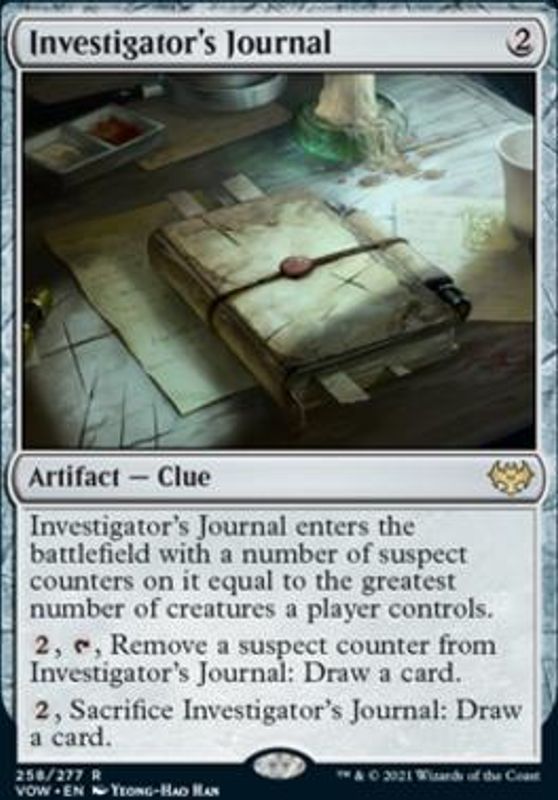 Investigator's Journal