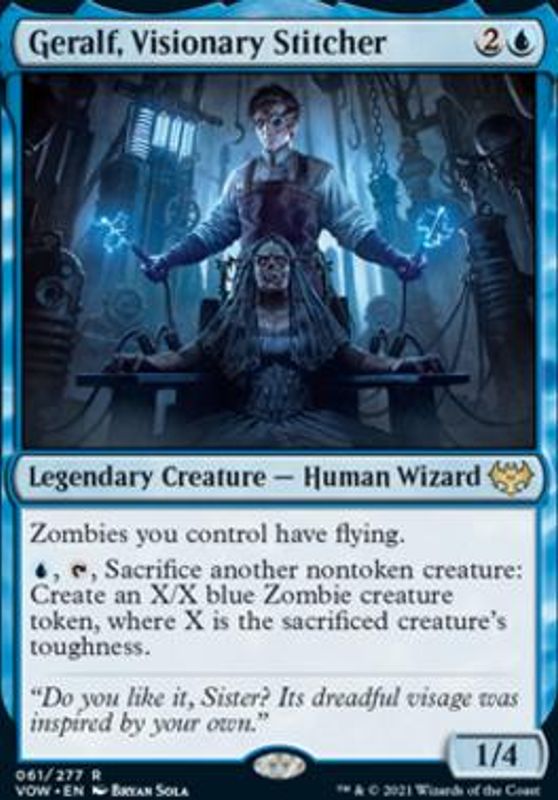 Geralf, Visionary Stitcher (foil)