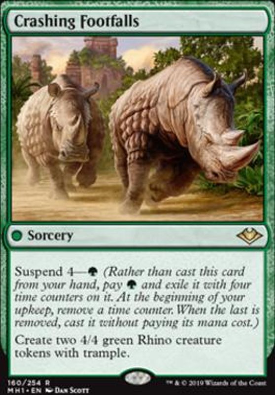 Crashing Footfalls (foil)