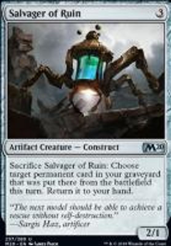 Salvager of Ruin (foil)