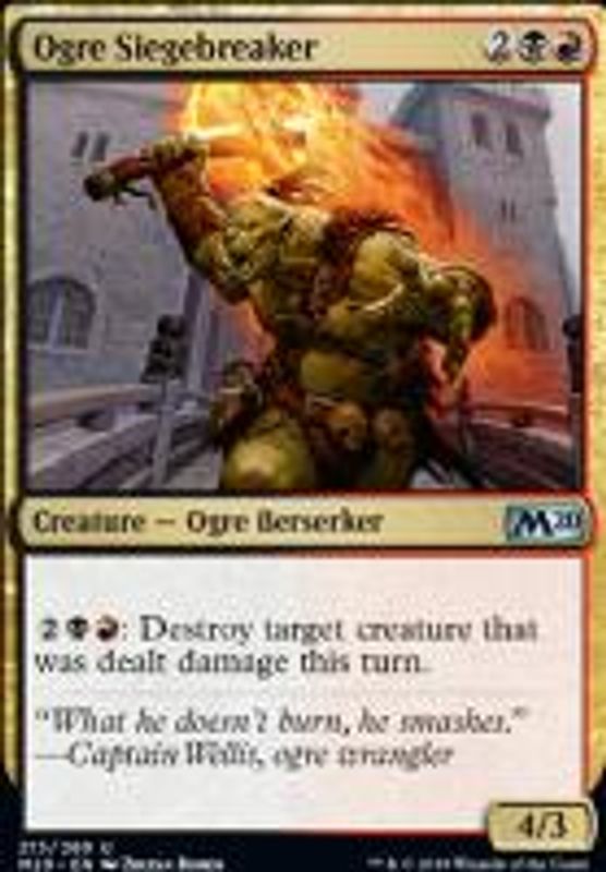 Ogre Siegebreaker (foil)
