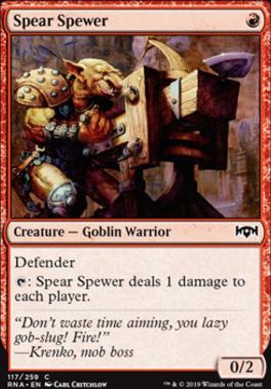 Spear Spewer (foil)