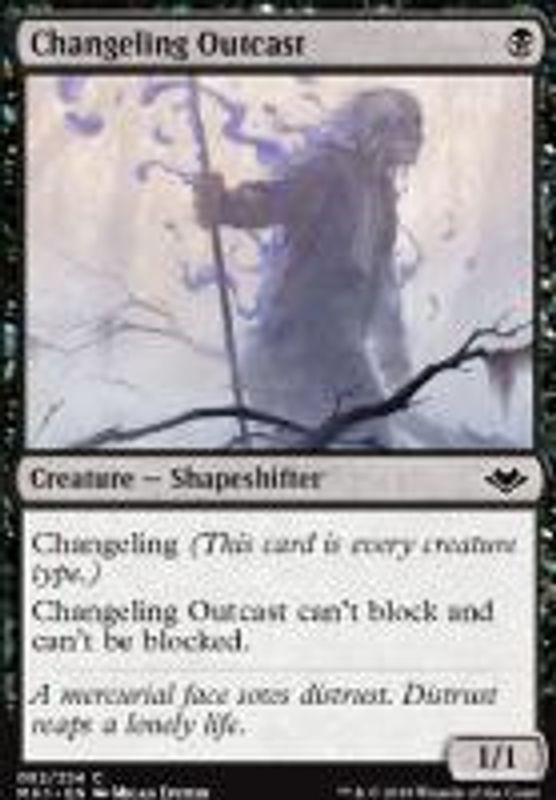Changeling Outcast (foil)