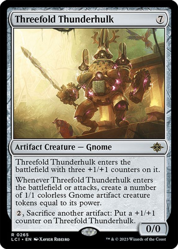 Threefold Thunderhulk (Foil)