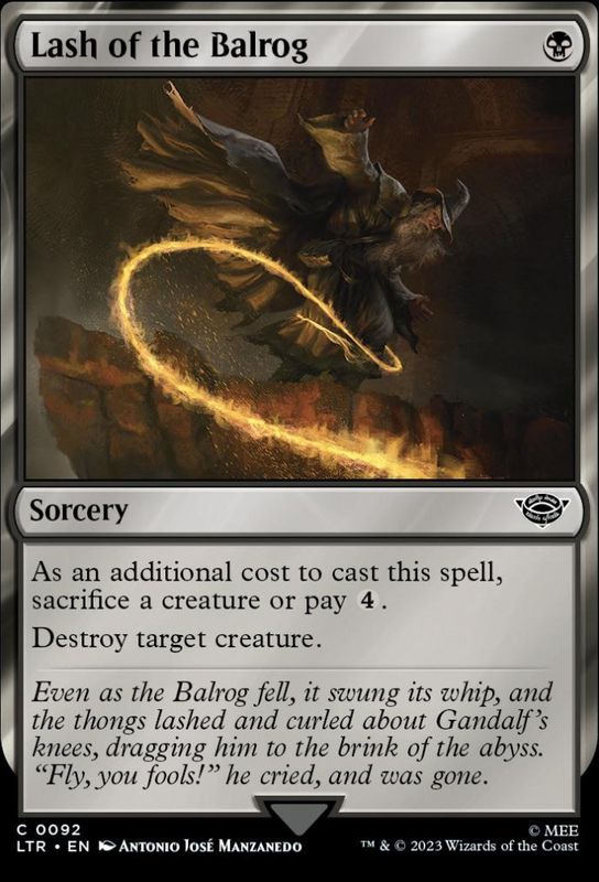 Lash of the Balrog (foil)