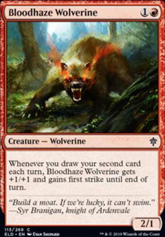 Bloodhaze Wolverine (foil)