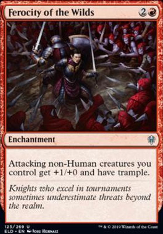Ferocity of the Wilds (foil)