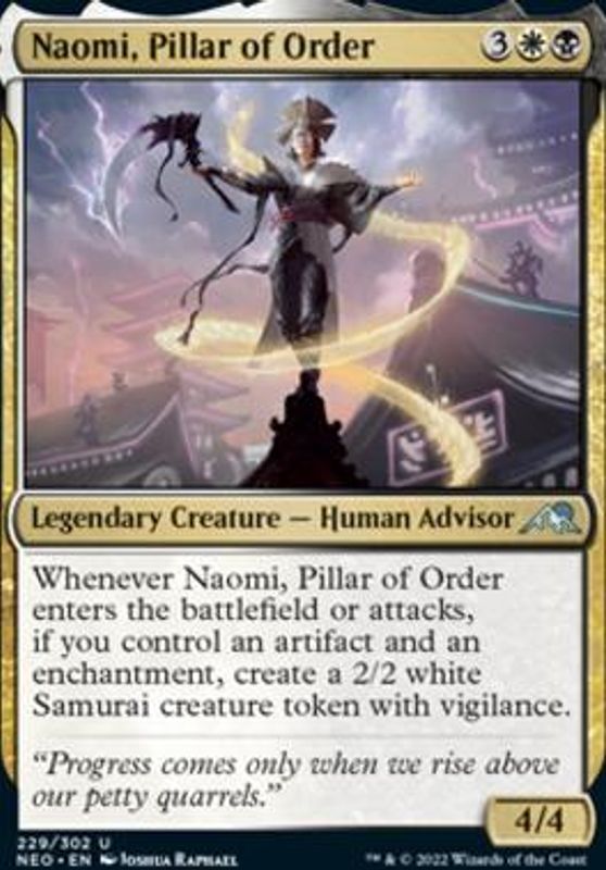 Naomi, Pillar of Order