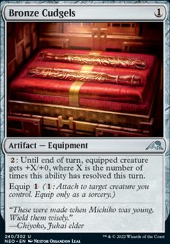Bronze Cudgels (foil)