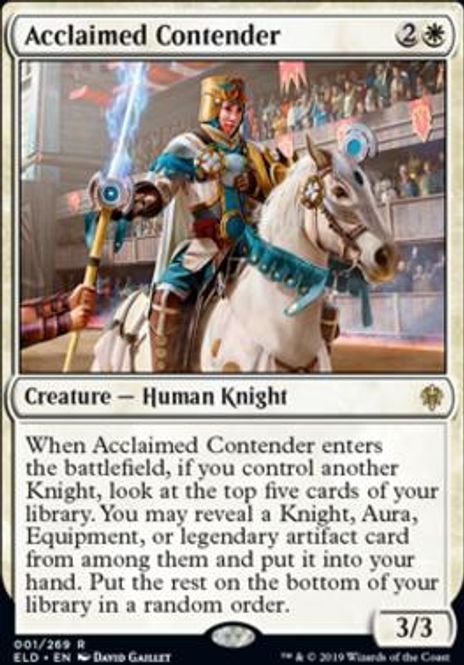 Hovedbilde Acclaimed Contender (foil)