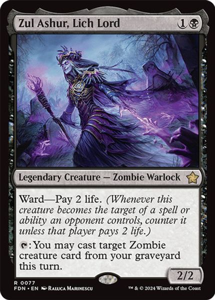 Hovedbilde Zul Ashur, Lich Lord (Foil)