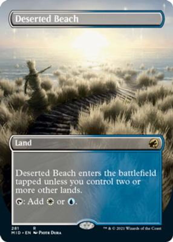 Deserted Beach (Borderless) (foil)