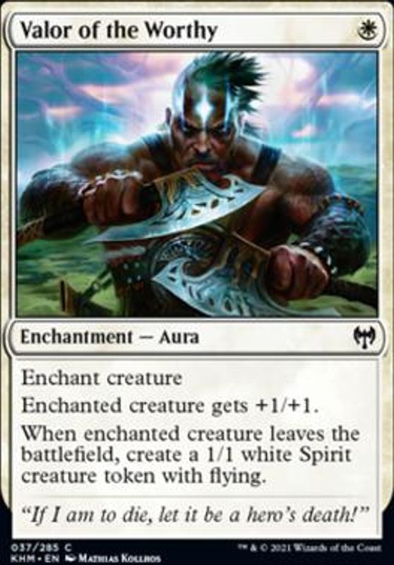Valor of the Worthy (foil)