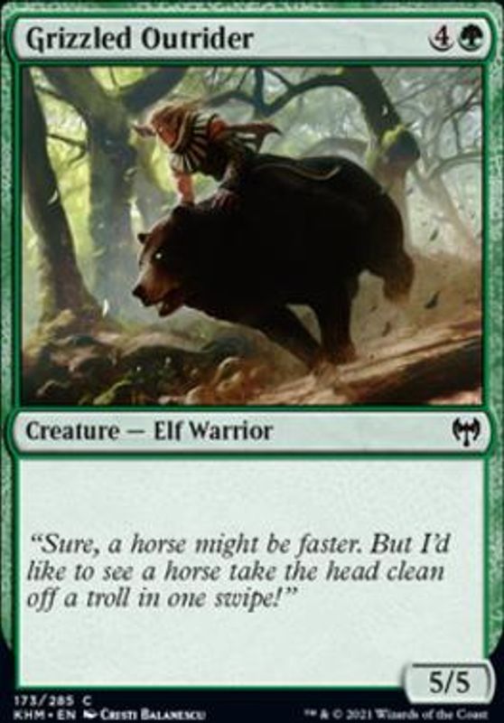 Grizzled Outrider (foil)