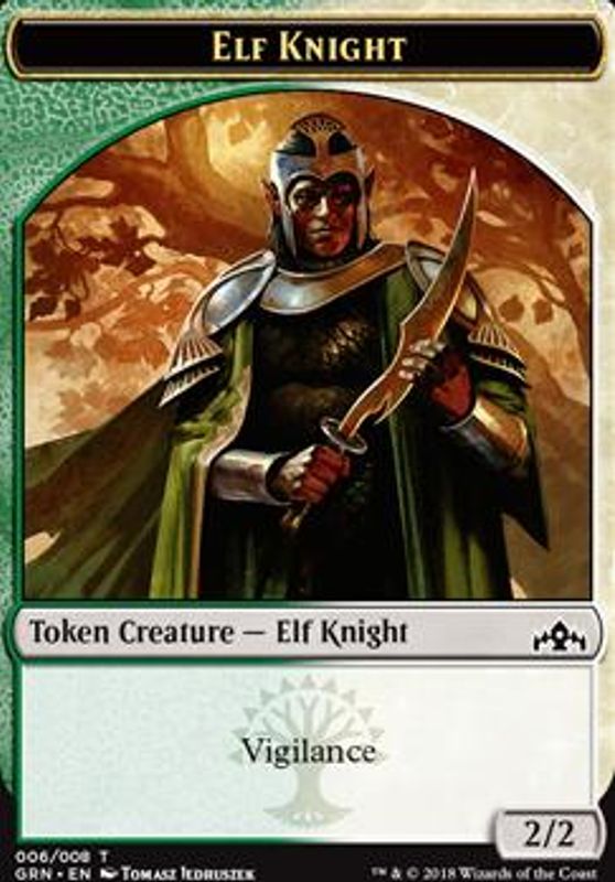 Elf Knight Token