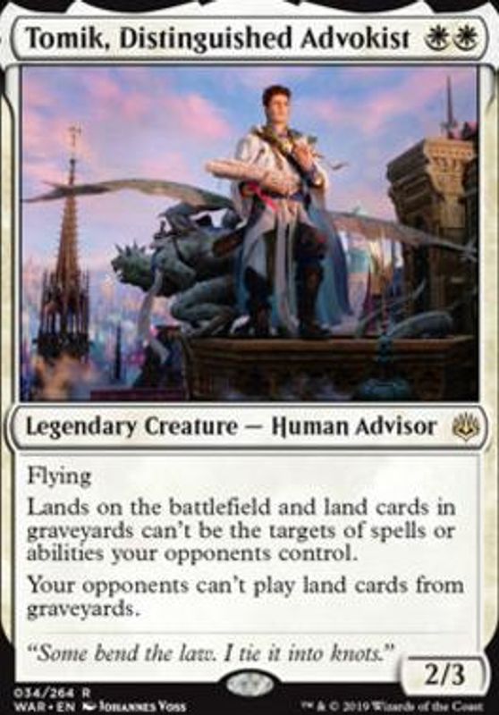 Tomik, Distinguished Advokist (foil)
