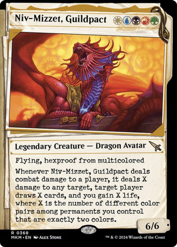 Niv-Mizzet, Guildpact (#368) (Showcase)